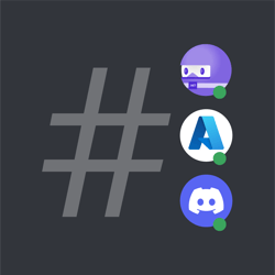 .NET Bot, Azure, and Discord are together in a Discord server