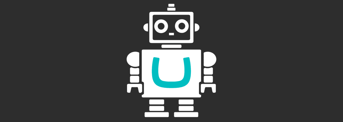 Robot with Umbraco logo