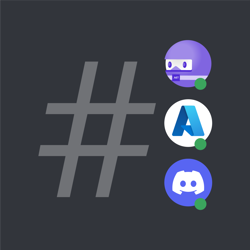.NET Bot, Azure, and Discord are together in a Discord server