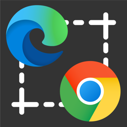 Microsoft Edge and Google Chrome logo