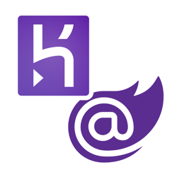 Heroku and Blazor logo